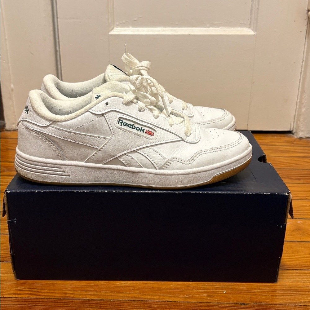 Reebok White Leather Sneakers